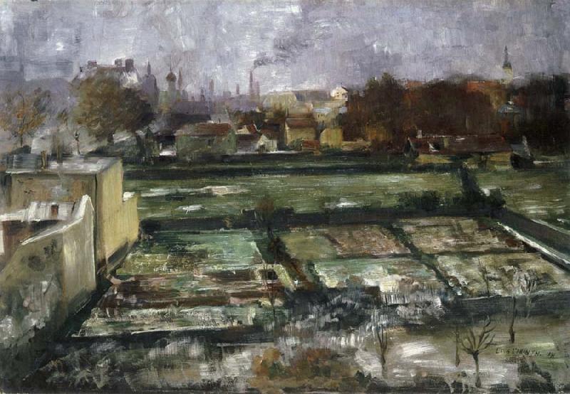 Lovis Corinth View from the Studio oil painting picture